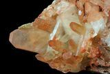 Natural,, Red Quartz Crystal Cluster - Morocco #77894-2
